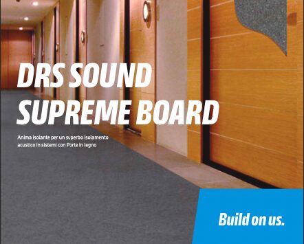 Nuova brochure tecnica DRS Sound Supreme Board di Knaufinsulation